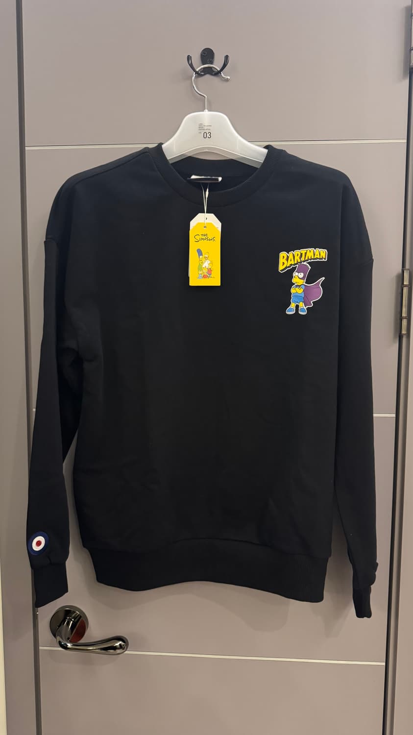 새상품) 더 심슨 맨투맨 L 상품이미지1