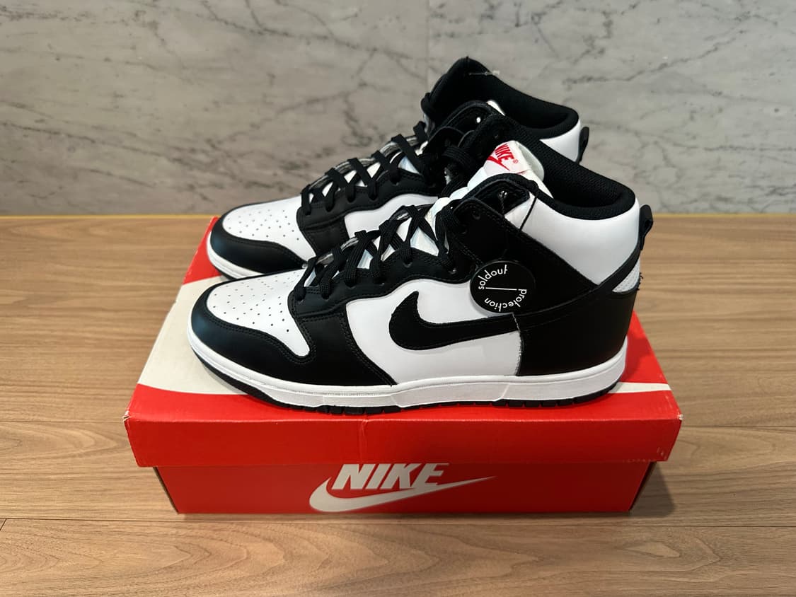 (W)290  m285 나이키 덩크 하이 범고래 블랙 앤 화이트 상품이미지1