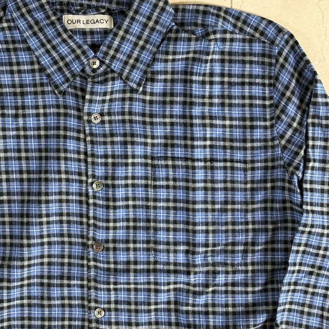 Our Legacy Above Shirt Cantrell Check 상품이미지5