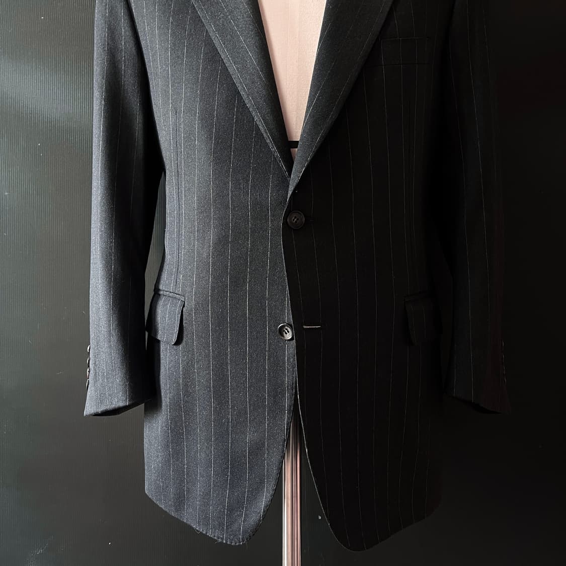 IT52C) Canali 까날리 Made in Italy 울 캐시미어자켓 상품이미지7