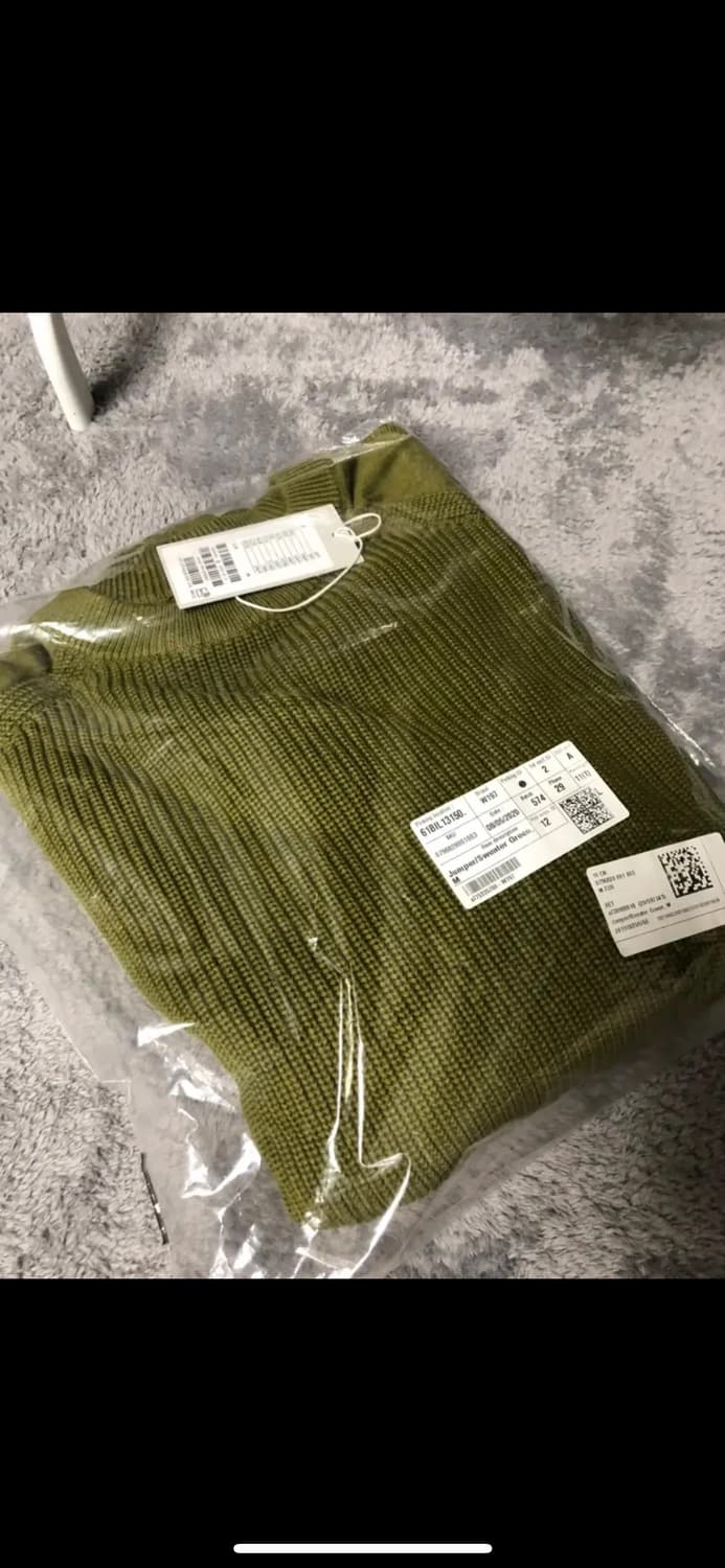 [M]코스 니트 그린 미개봉 새상품 상품이미지1