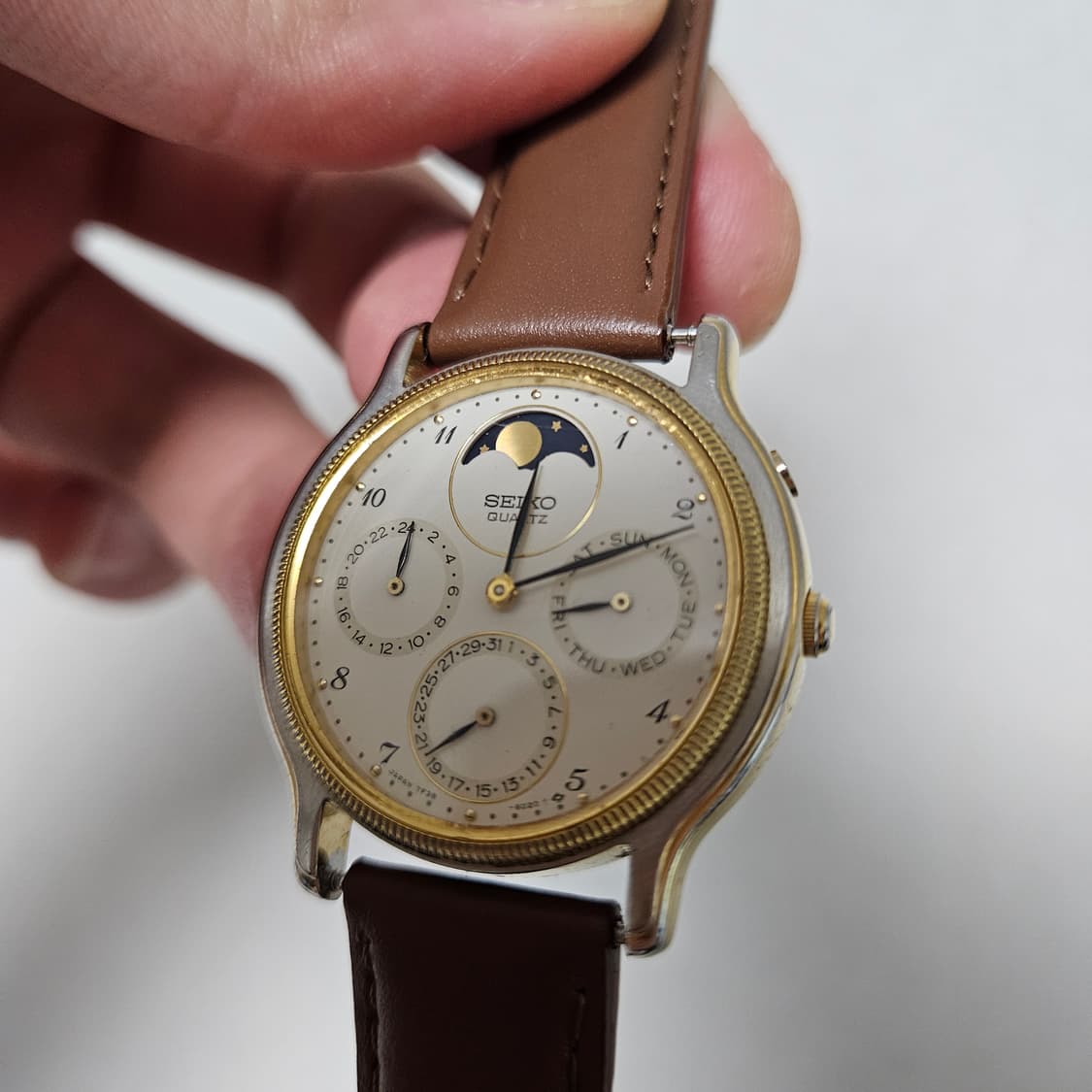 [오버홀완료] Seiko Moonphase 7F38-6190 문페이즈 상품이미지4