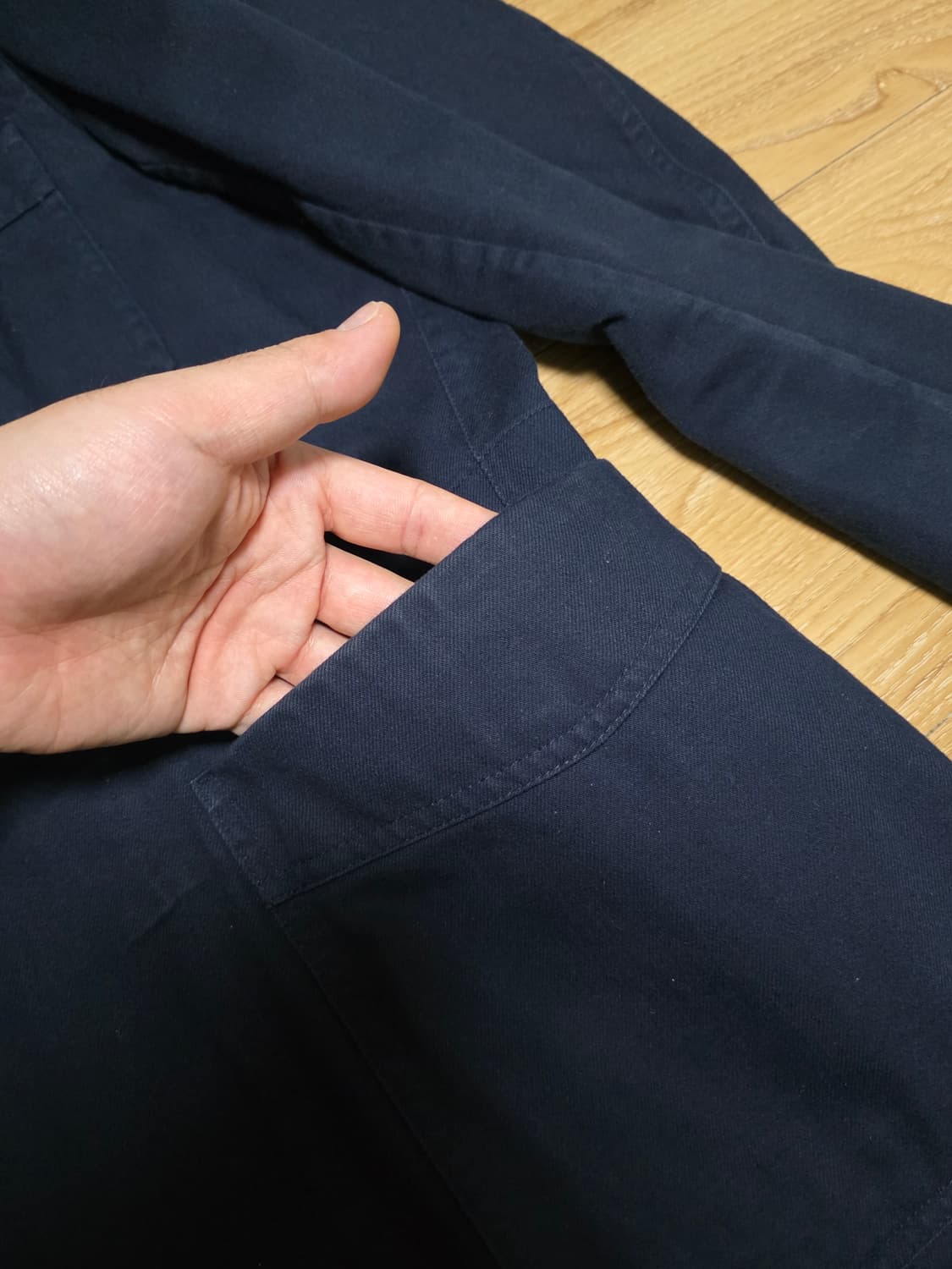 42size택포60만)드레익스 게임스 블레이저MK2 네이비 코튼트윌 상품이미지6