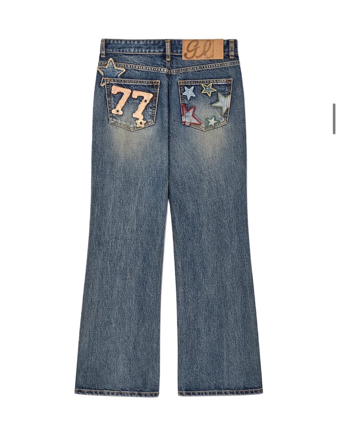 글로니 WESTERN FLARE JEANS (VINTAGE BLUE) 상품이미지1