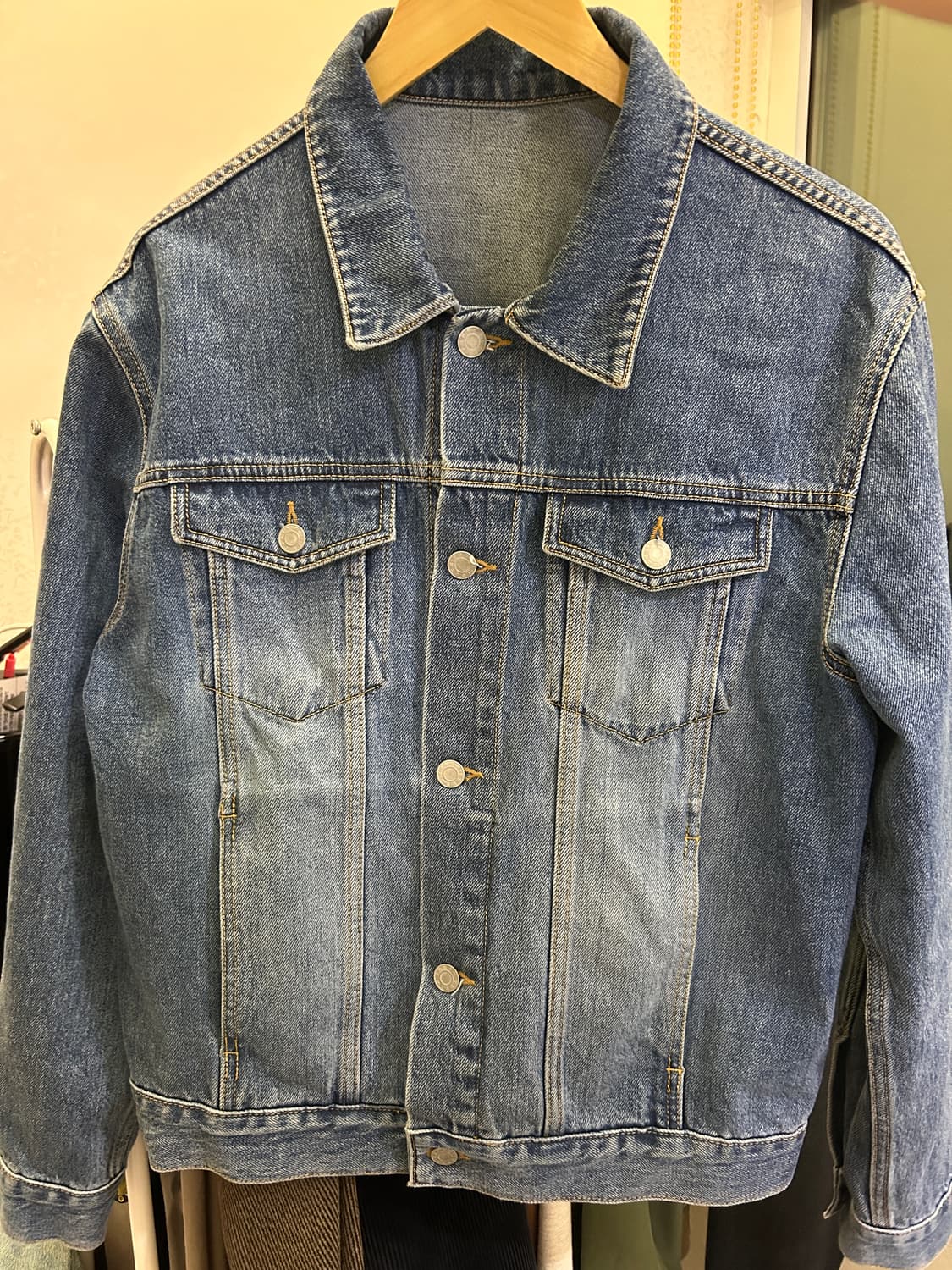 유스 데님 트러커 자켓 m 상품이미지2