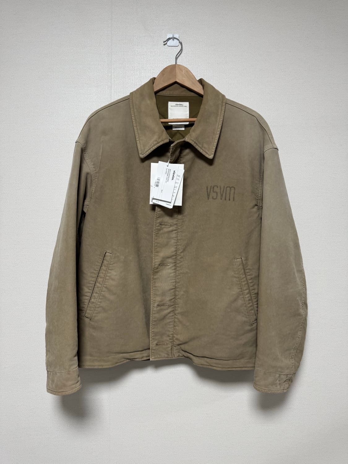 [3] 비즈빔 23ss deck 덱핸드 라이트 자켓 카키 상품이미지2