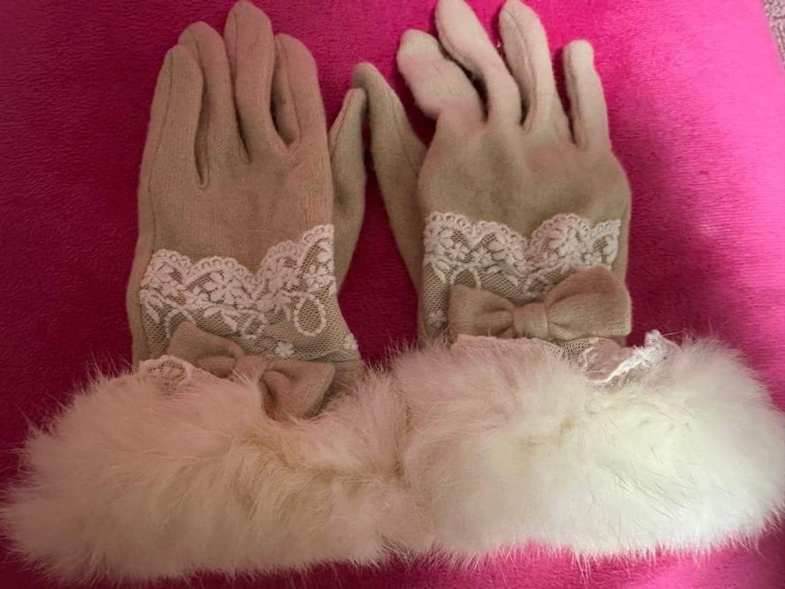 리즈리사 히메갸루 핑크 공주 장갑 상품이미지1