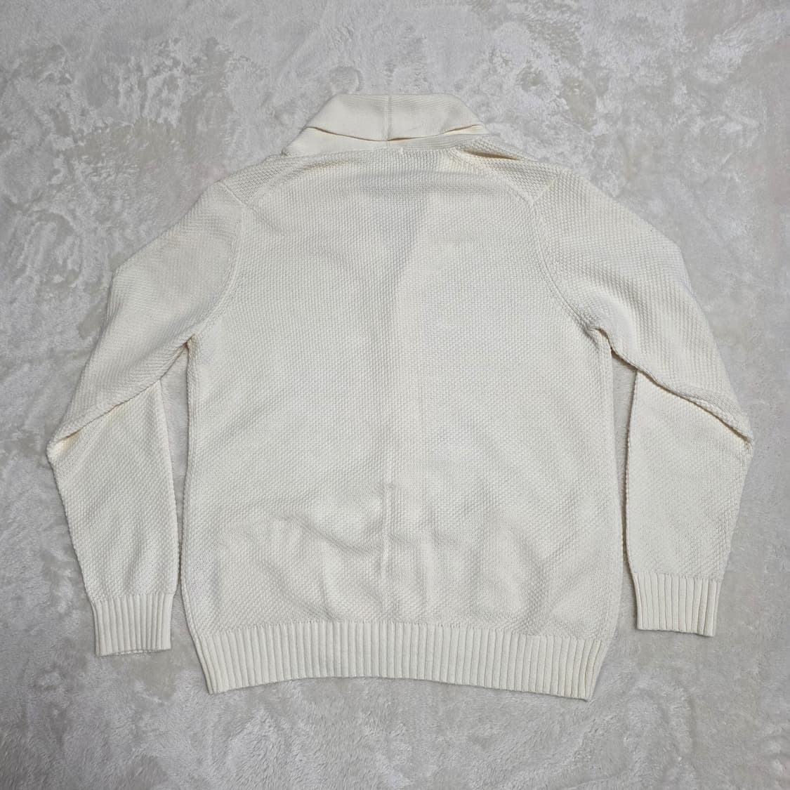 (XL)유니클로 와플 니트 숄카라 가디건 상품이미지3