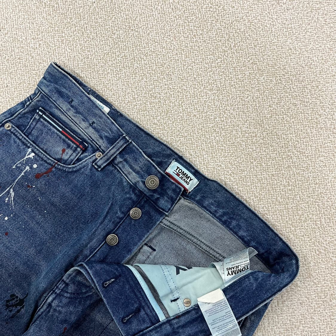 30 타미힐피거 페인팅 데님 청바지 0129M2 상품이미지2