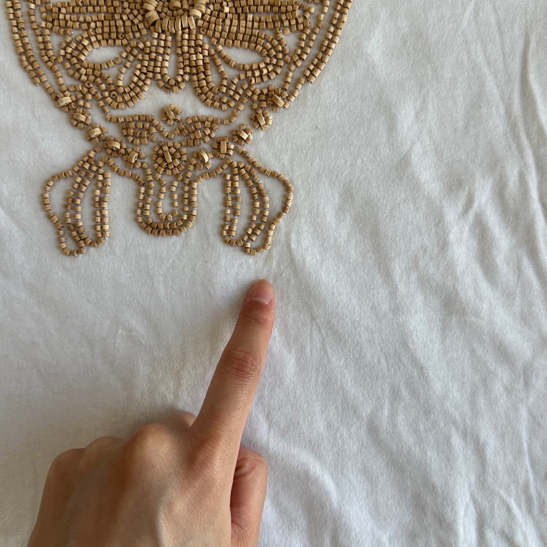 See by Chloe wood beaded tee 상품이미지6