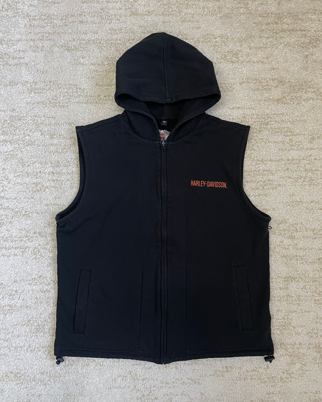 [L]00s 할리데이비슨 후드 베스트 조끼 상품이미지1
