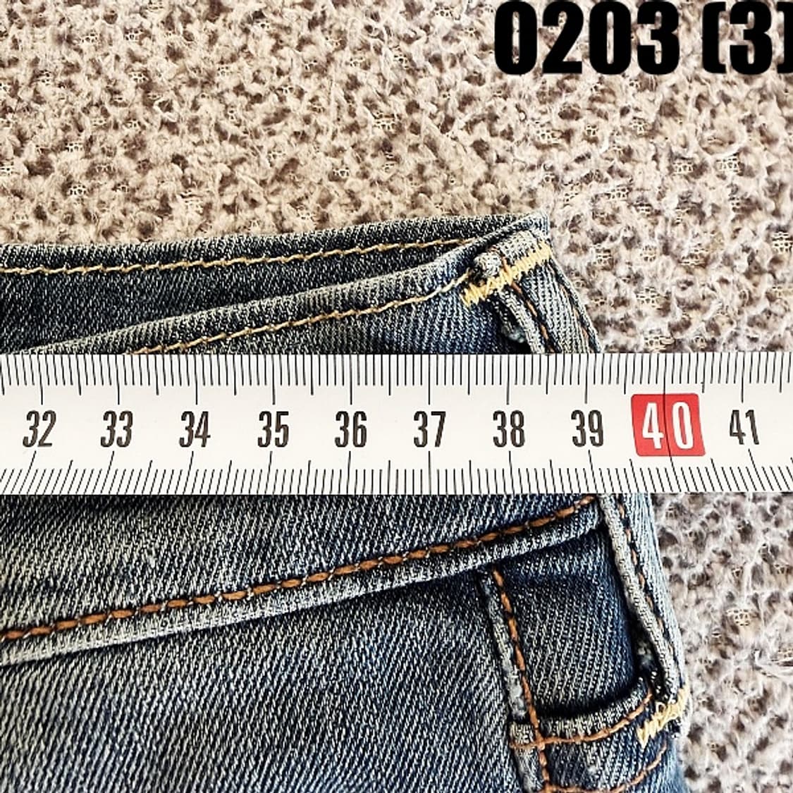 [W30L32] 리바이스 511 워싱 일자핏 데님 팬츠 청바지 상품이미지7