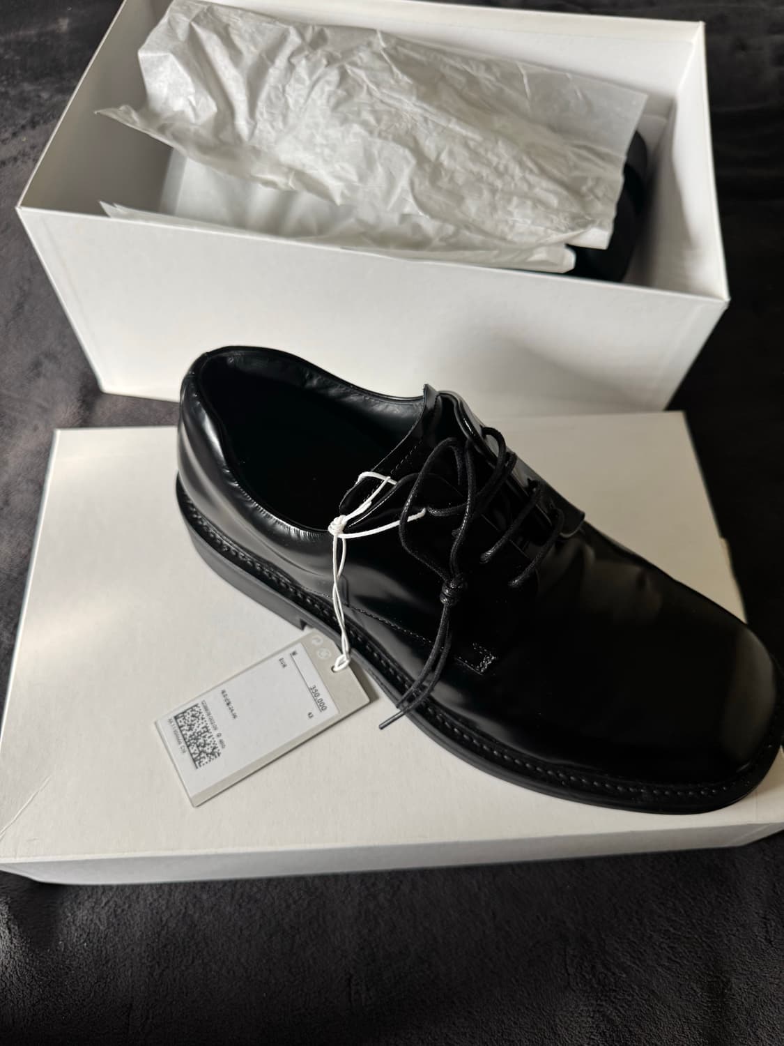 COS 스퀘어 토 레더 더비 슈즈 상품이미지3