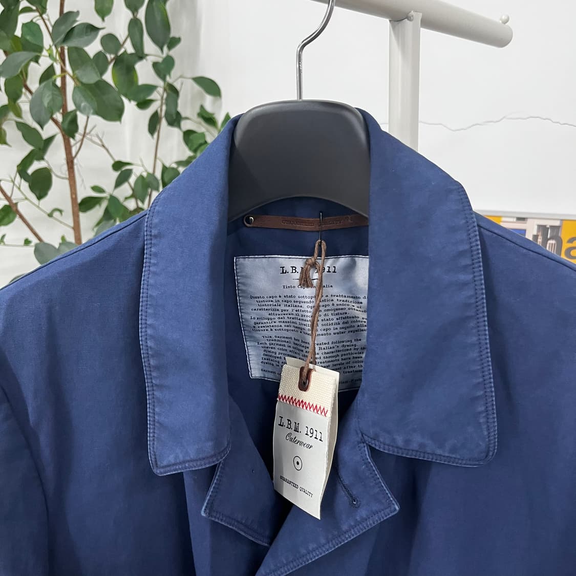 루비암 가먼트다잉 싱글 코트 50R 새상품 상품이미지3