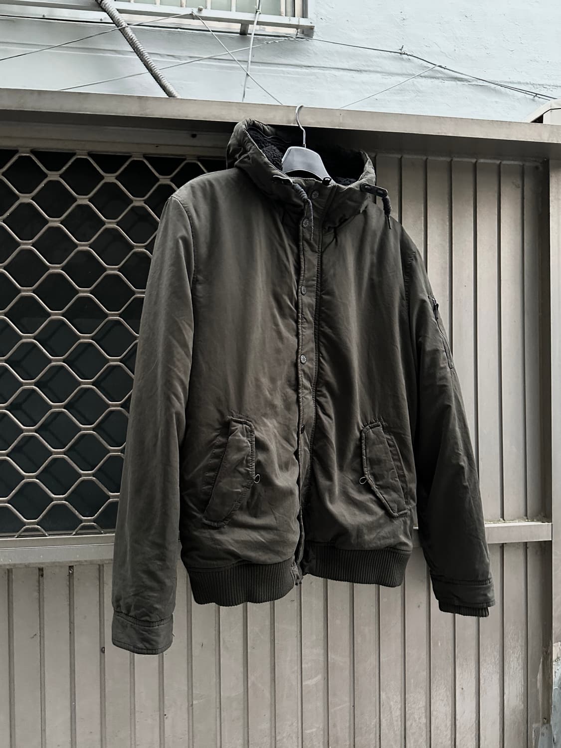 Bershka vintage khaki ma-1 jacket 상품이미지1