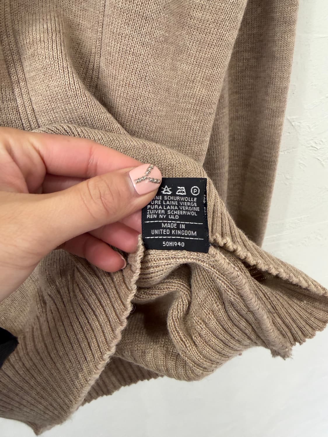 빈티지 버버리 퓨어 울 코만도 스웨터 상품이미지6