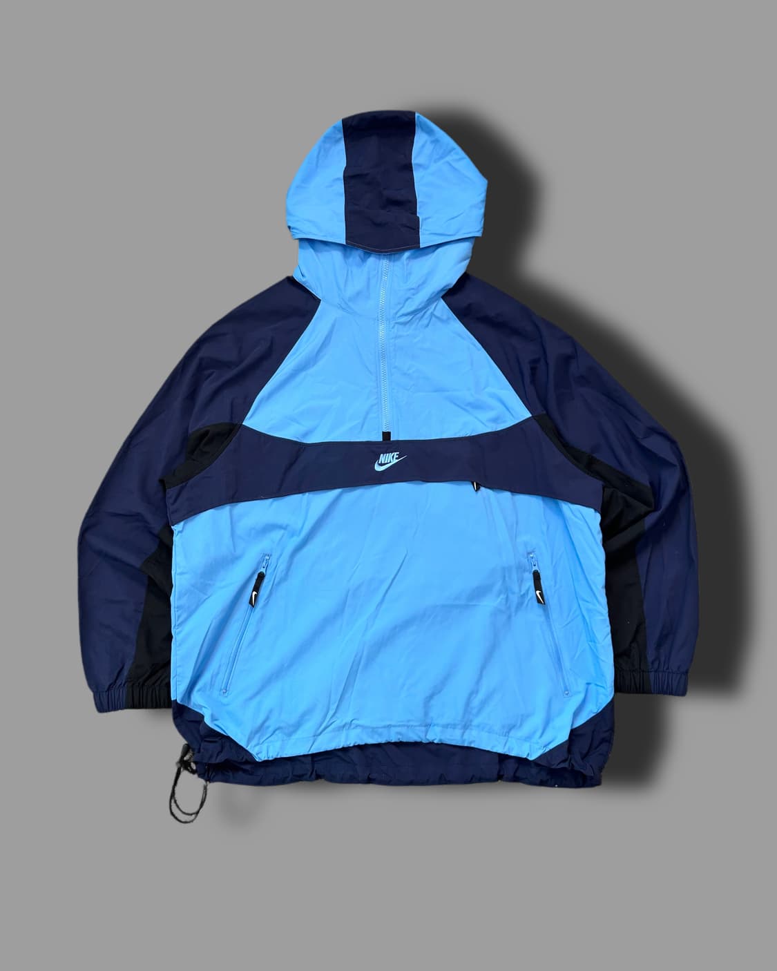 나이키 스카이블루 배색 바람막이 아노락 XL 상품이미지4