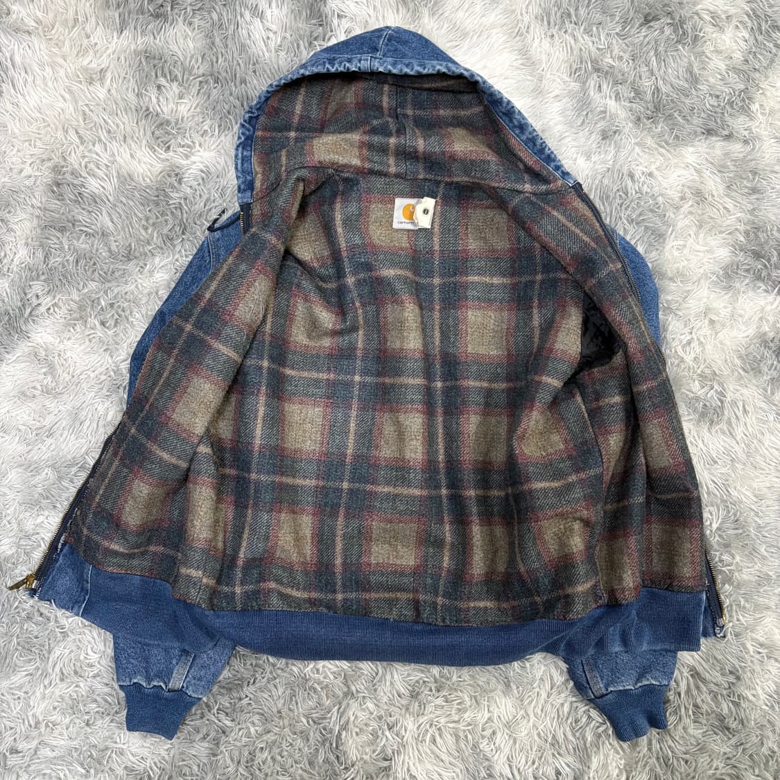 90s OG 칼하트 J08 DST 자켓 에이셉라키 상품이미지5