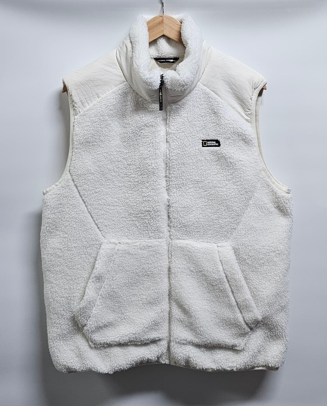 내셔널지오그래픽 플리스 덕다운 패딩조끼 L 상품이미지1