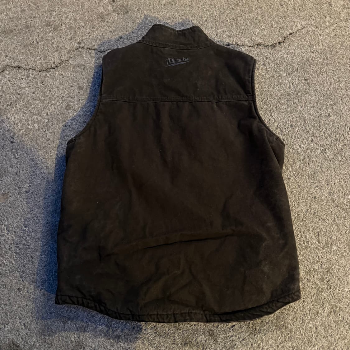 빈티지 양털 워크 베스트 블랙 상품이미지3