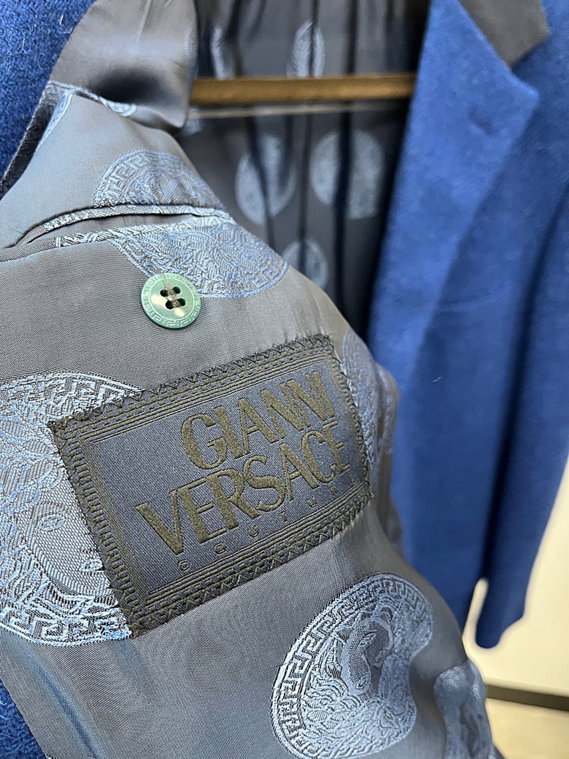 105) 베르사체 료얄블루 울코트  상품이미지9