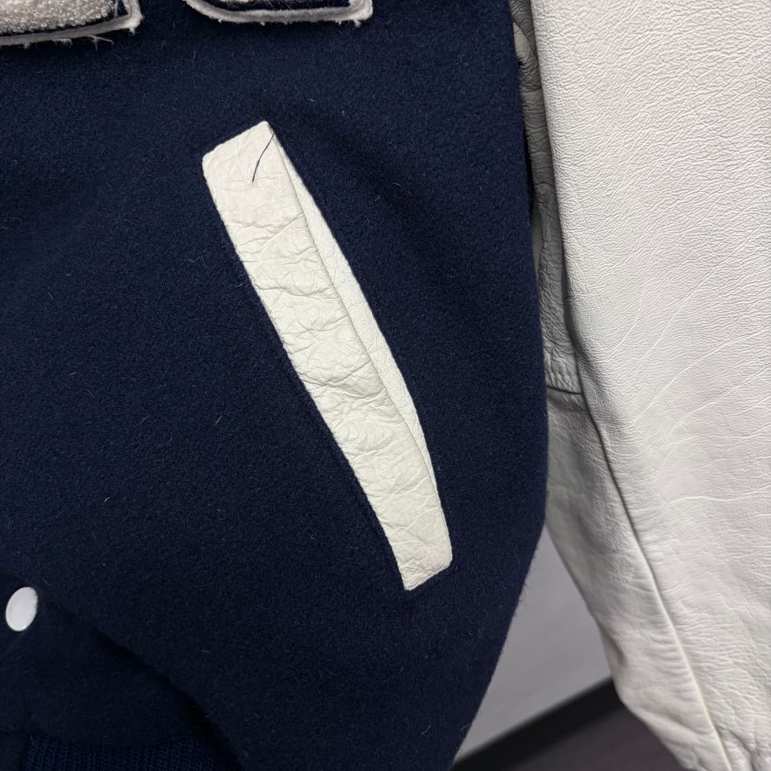 90S 루츠 캐나다 울 레더 바시티 상품이미지8