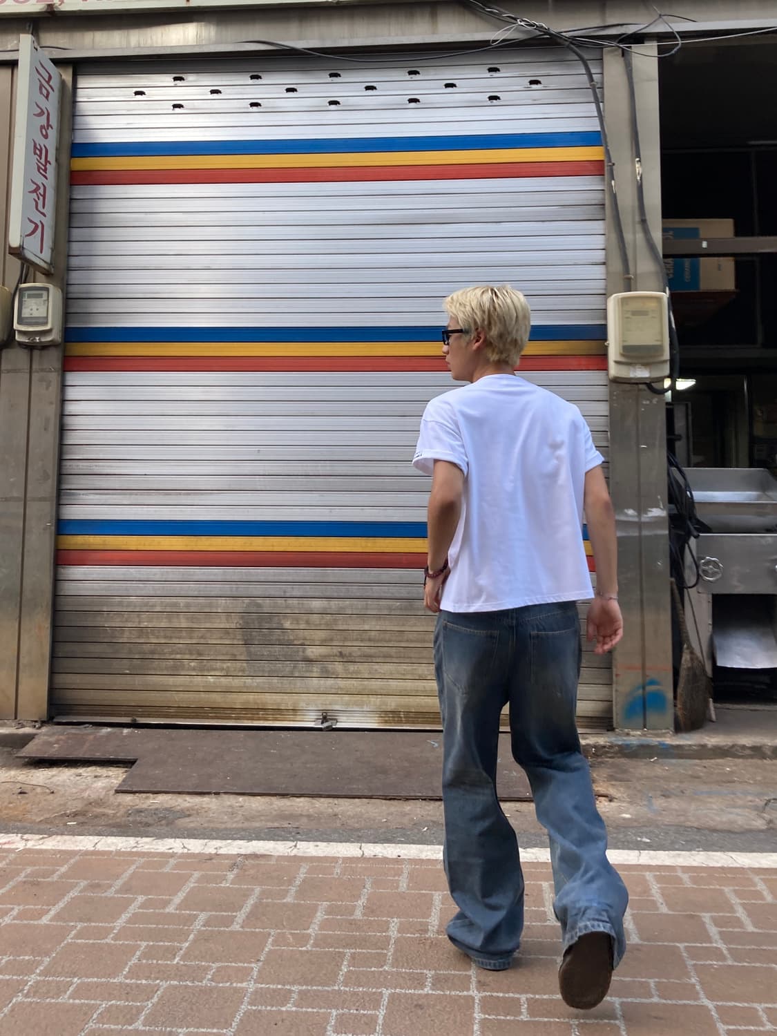 헤비 코튼 반팔 빈티지 반팔 흰색 기본 반팔 블랙 반팔 크롭반팔 상품이미지3