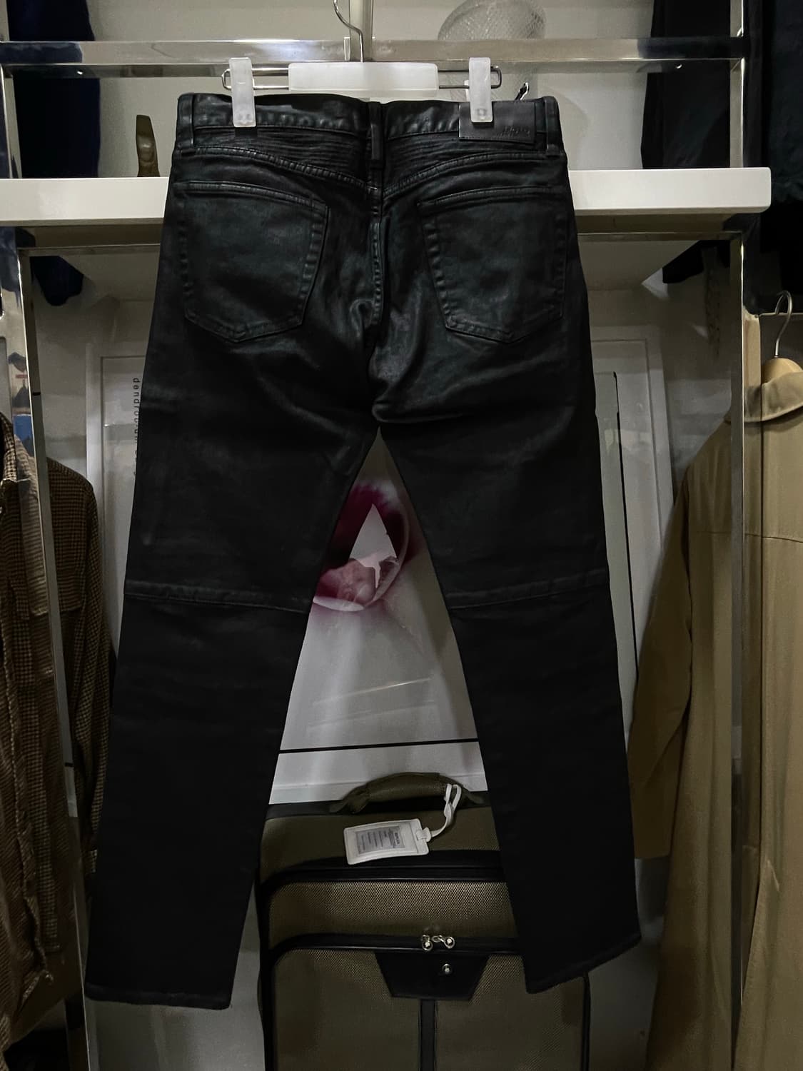 폴로랄프로렌/블랙 모토 오일왁싱팬츠 상품이미지2