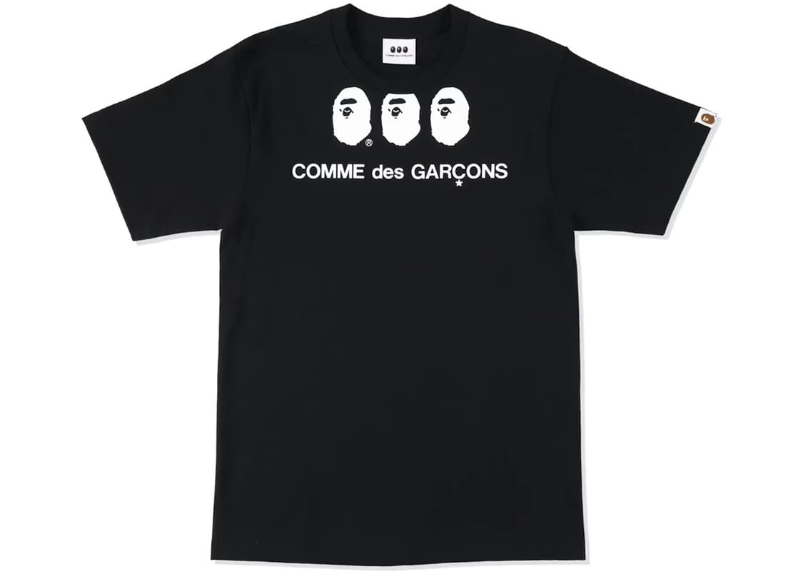 베이프 꼼데 CDG 티셔츠 판매 상품이미지1