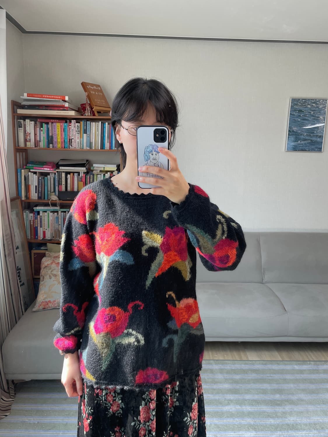 100% 알파카 페루산 니트 상품이미지1