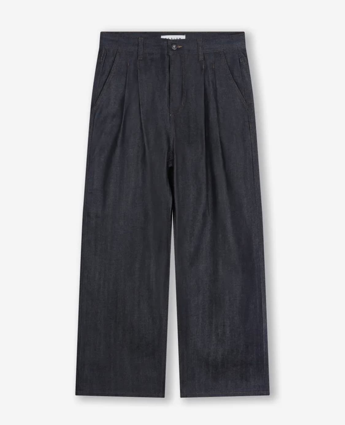 비슬로우 WIDE FIT TWO TUCK SELVAGE DENIM 상품이미지1
