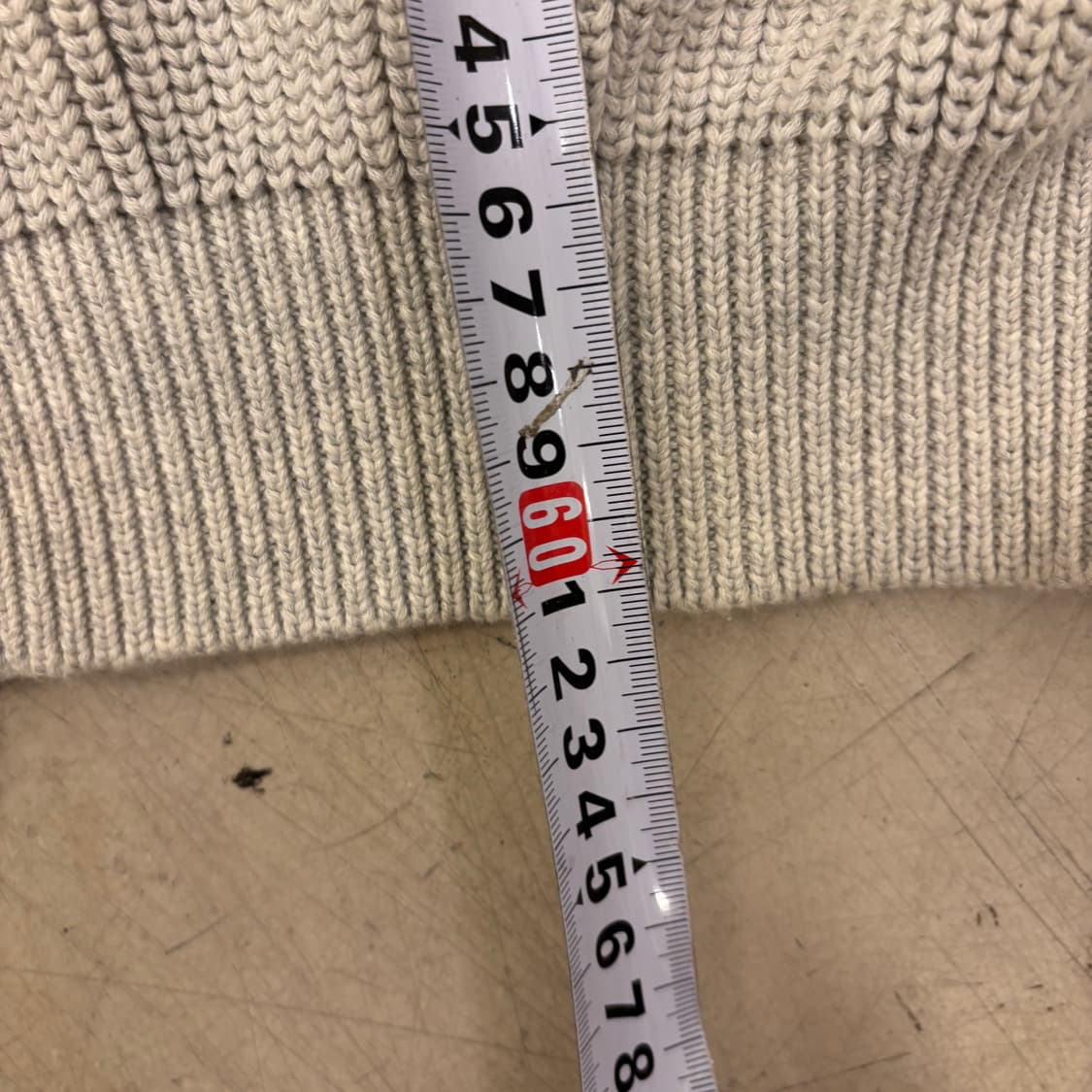 후브스 골지 니트 집업 상품이미지4