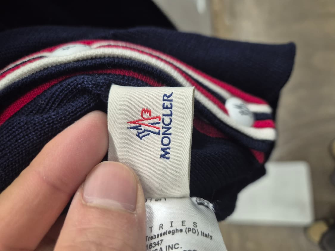 (정품)몽클레르 트리콜로르 가디건 네이비M 상품이미지8