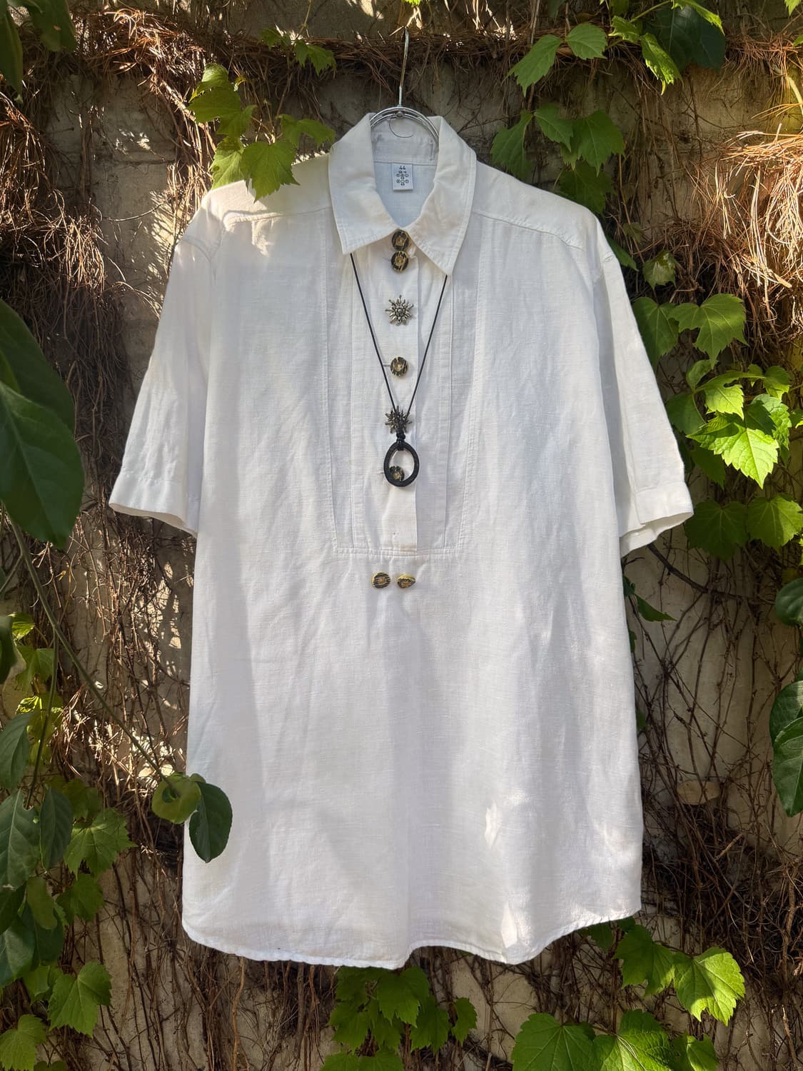 Antique Pendant Linen Shirt 0091 상품이미지1