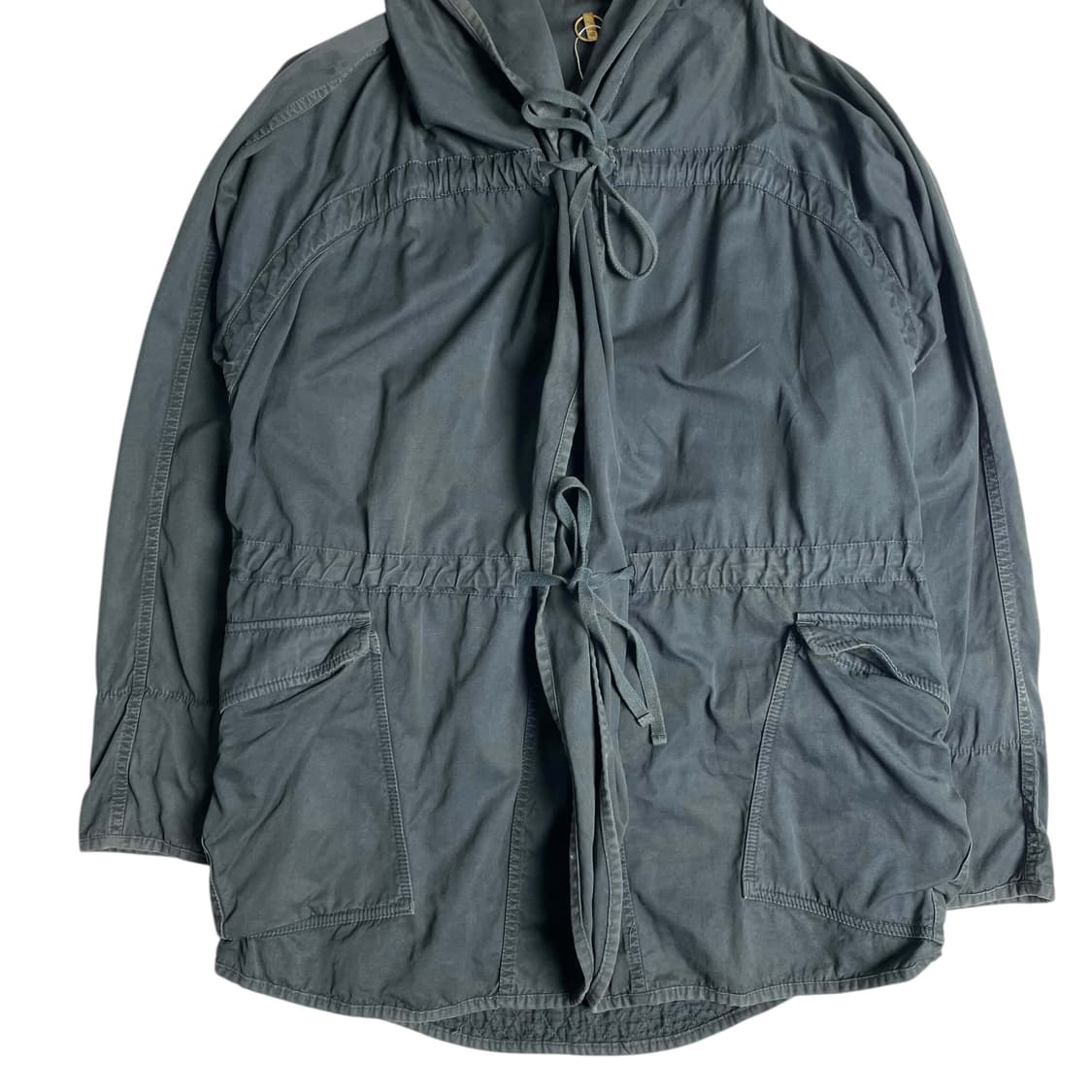 Siva  스트랩 셔링 포인트 코튼 파카 상품이미지3