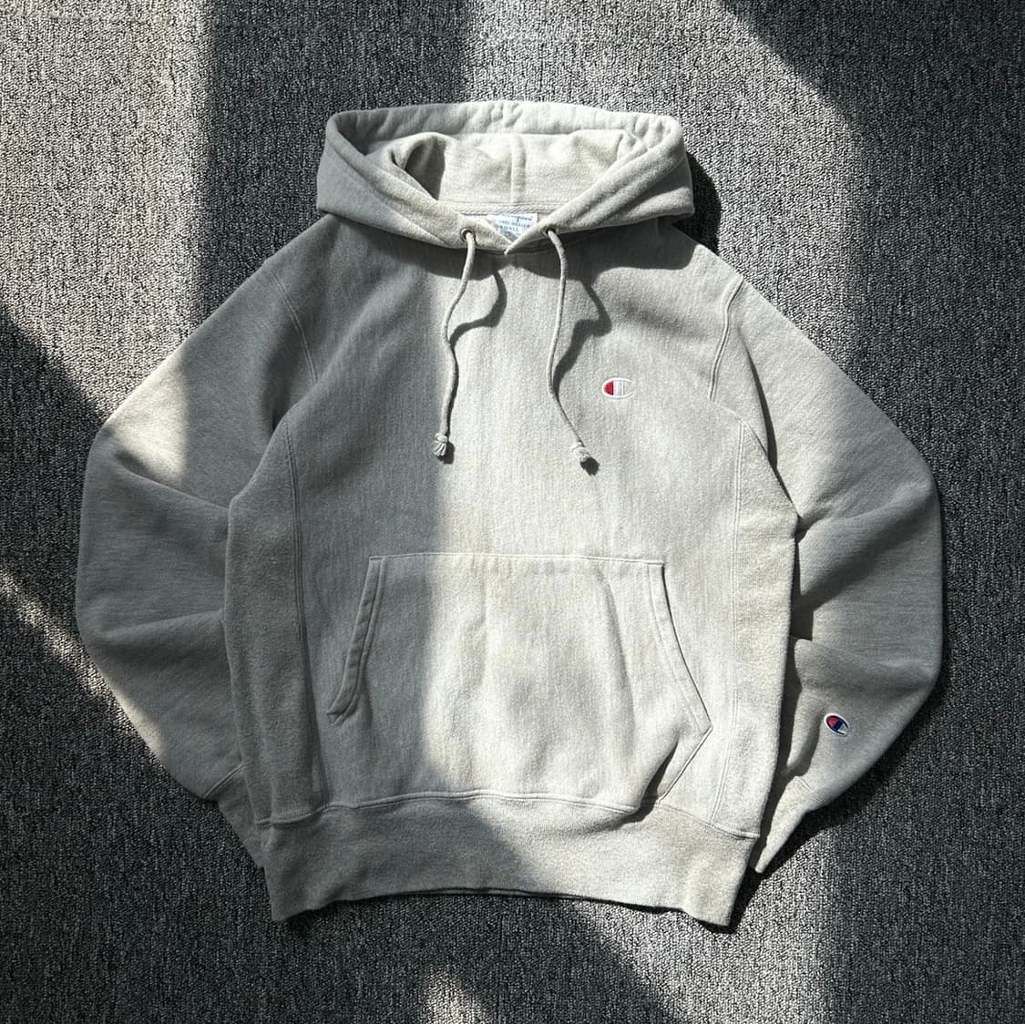 챔피온 리버스위브 기모 후드티 상품이미지1