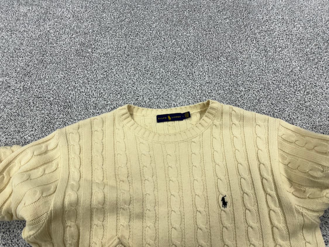폴로 랄프로렌 꽈배기니트 상품이미지2