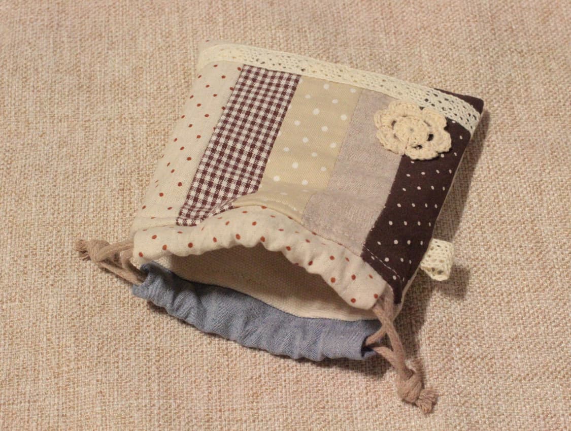 핸드메이드 패치워크 미니 파우치 상품이미지7