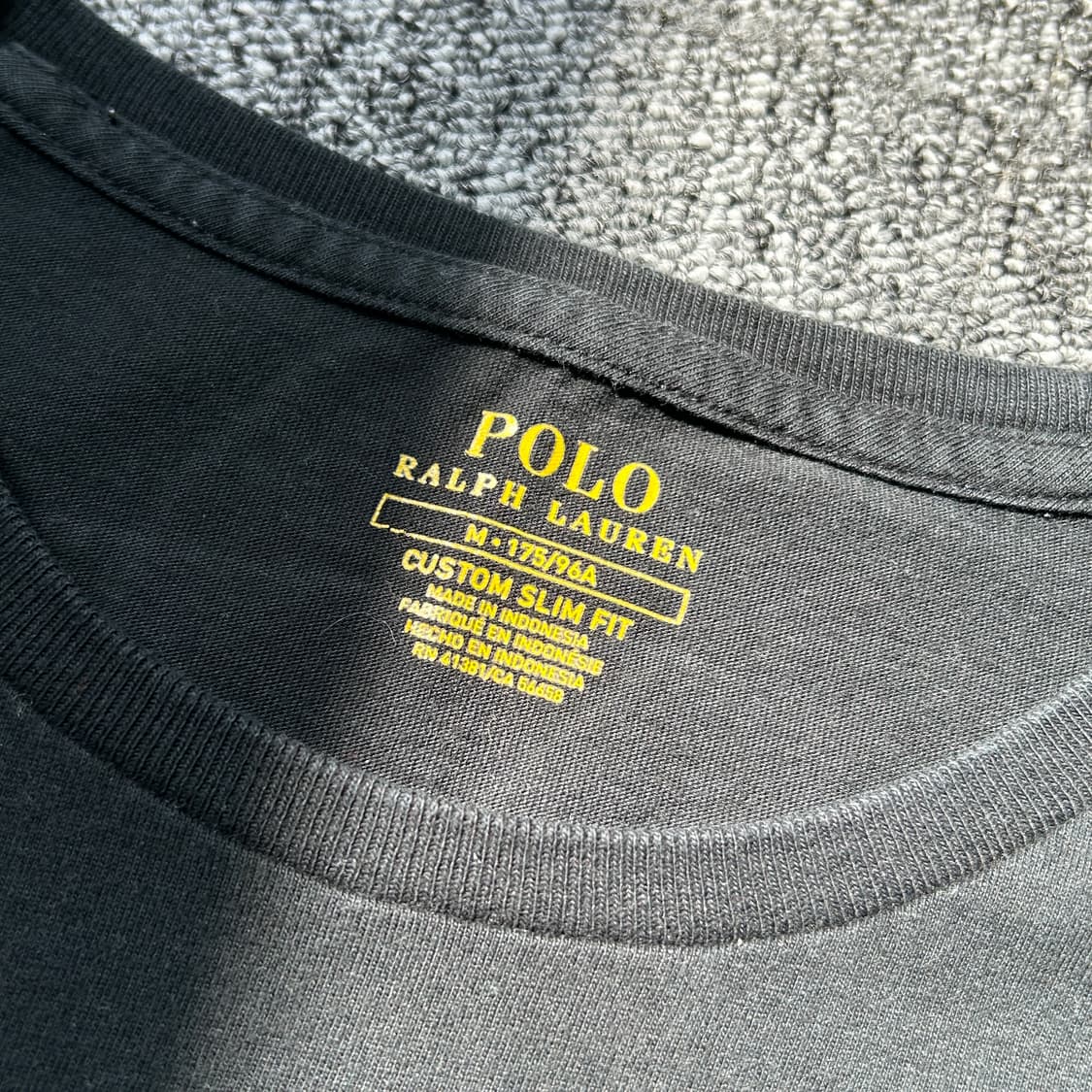 폴로 랄프로렌 블랙 반팔티셔츠 상품이미지5