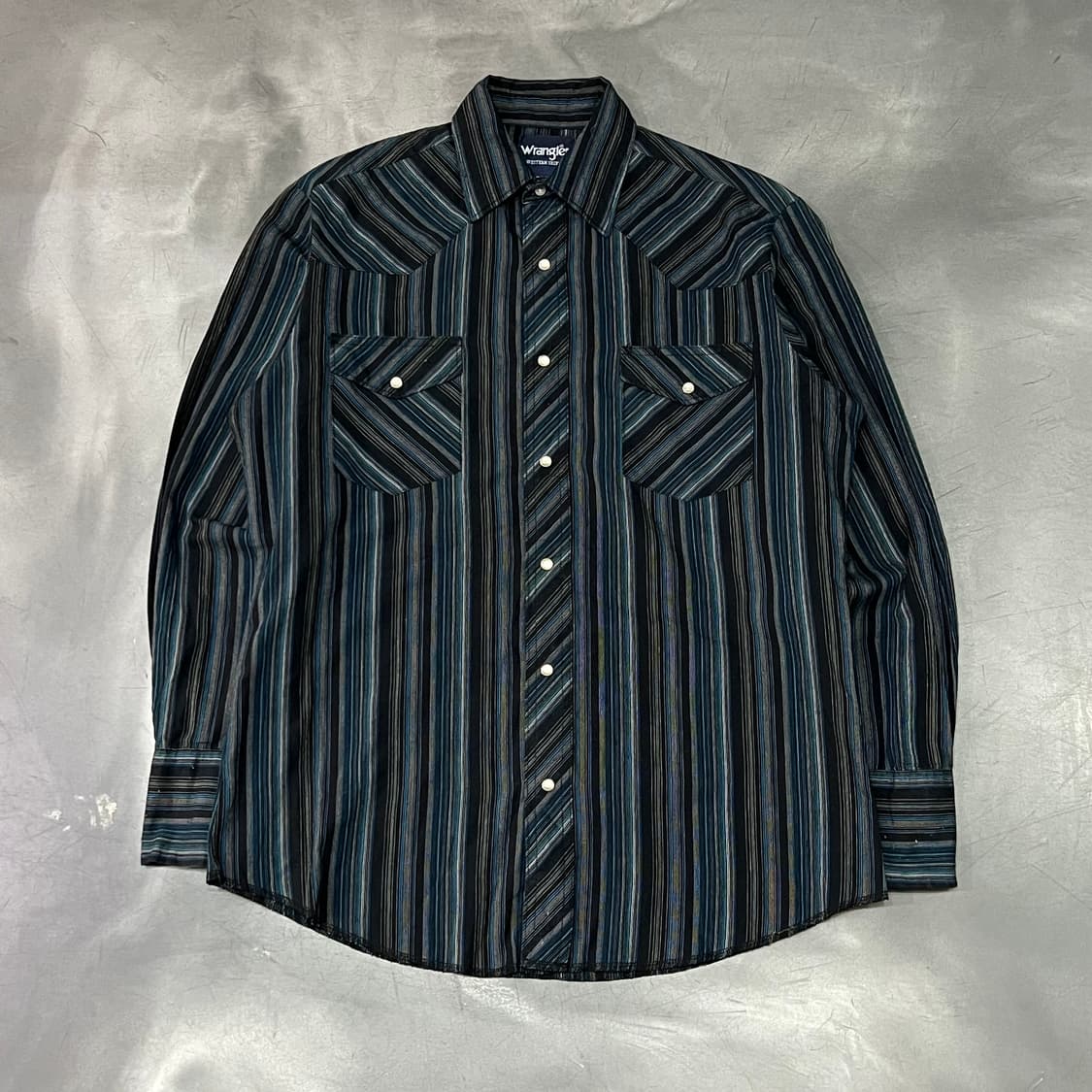  랭글러 스트라이프 웨스턴 셔츠 y15024 상품이미지1