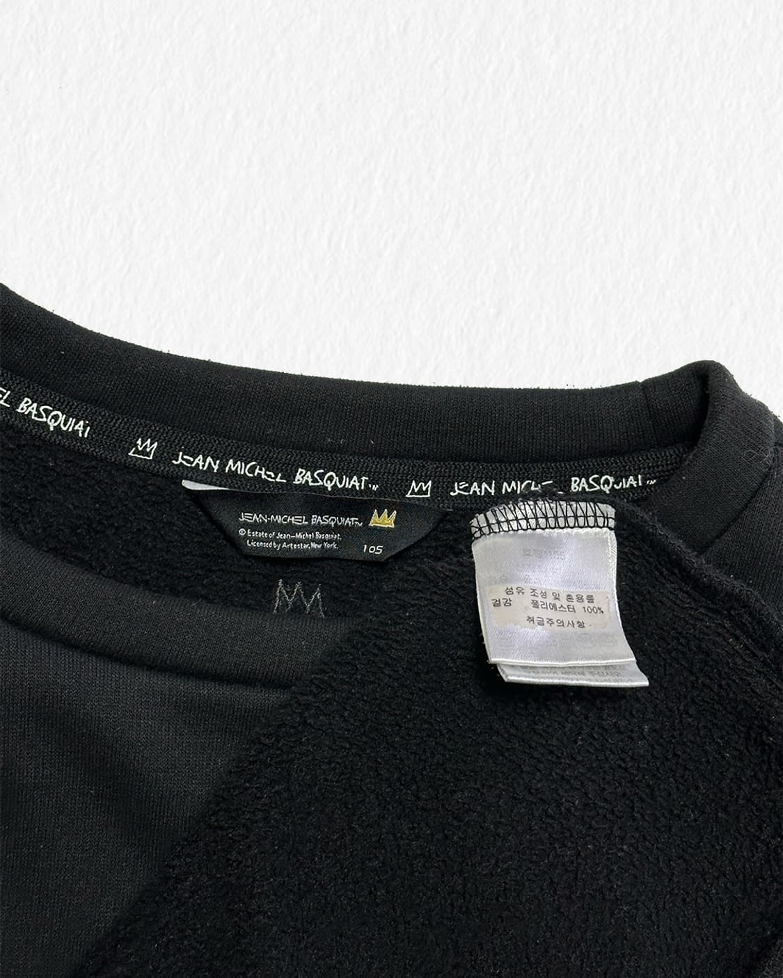 장미쉘바스키아 프린팅 맨투맨 상품이미지3