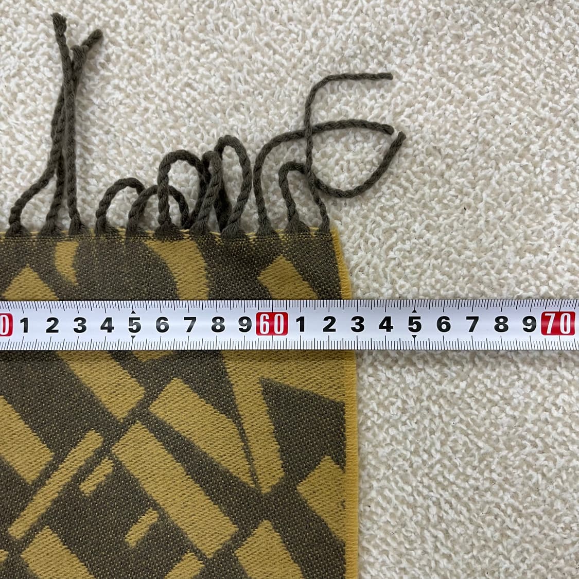 실측확인 메트로시티 테슬 머플러 숄 0130M2 상품이미지5