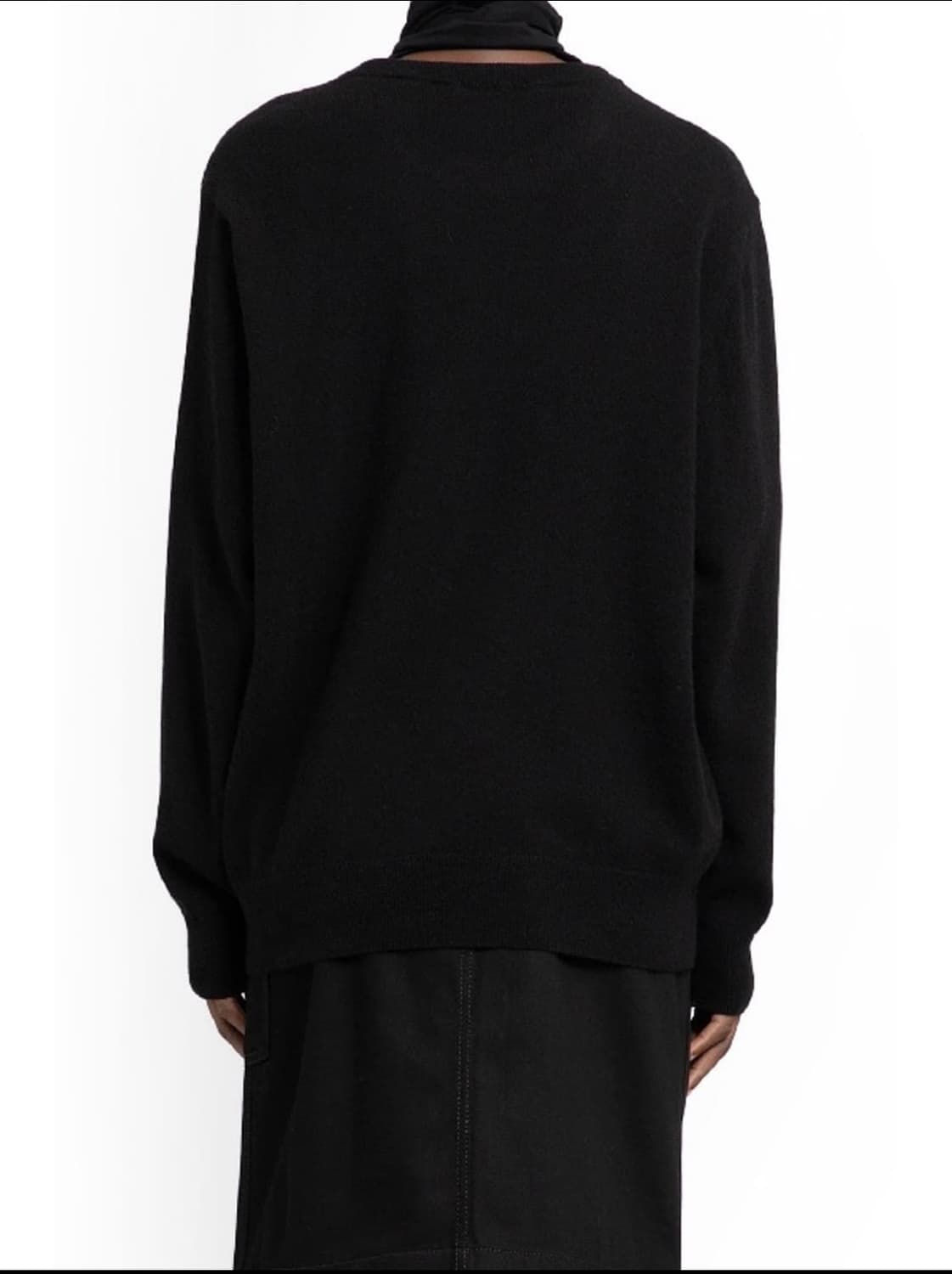 르메르 24SS 울 블랜드 크루넥 스웨터 블랙 M 상품이미지4