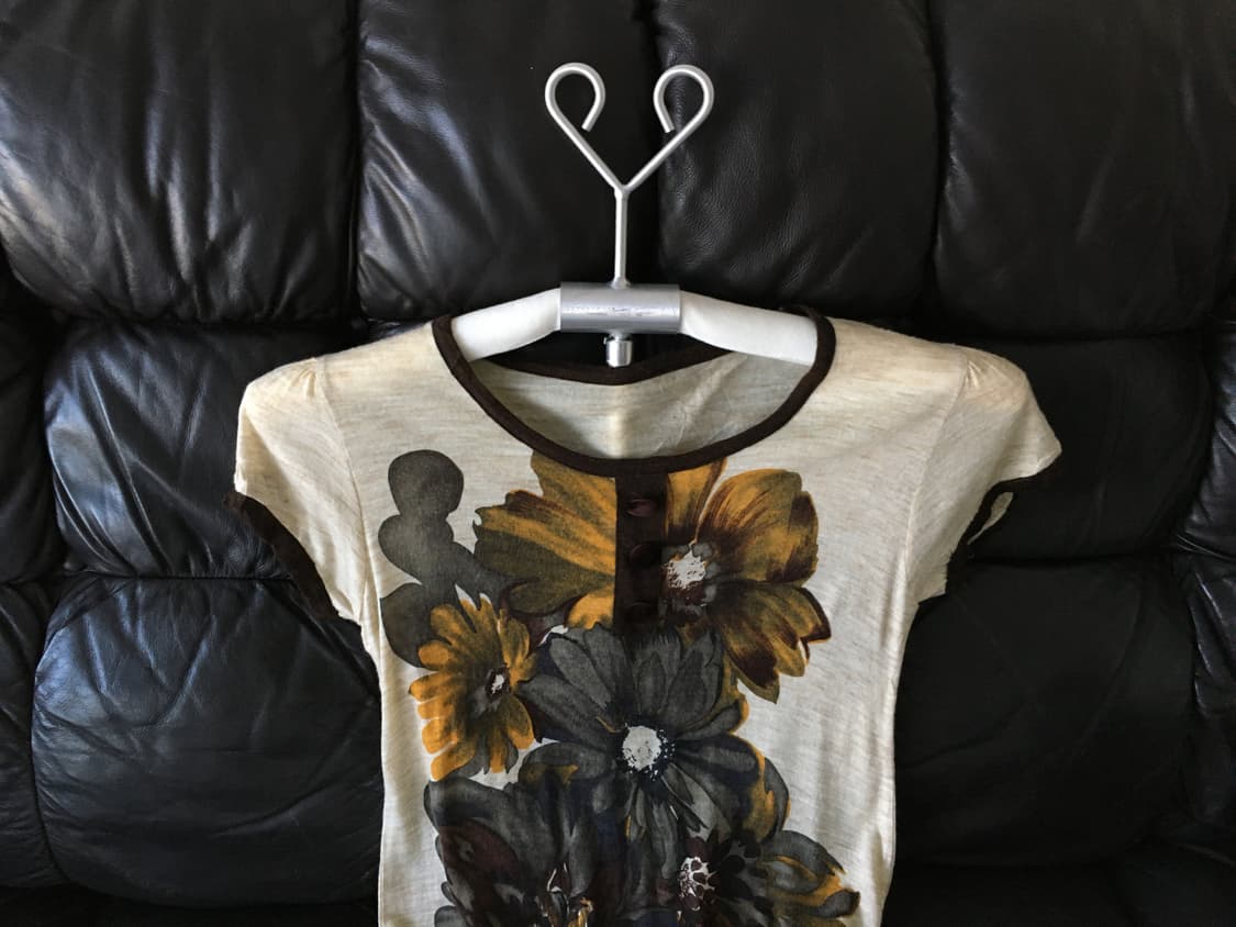 retro floral tunic top 상품이미지2