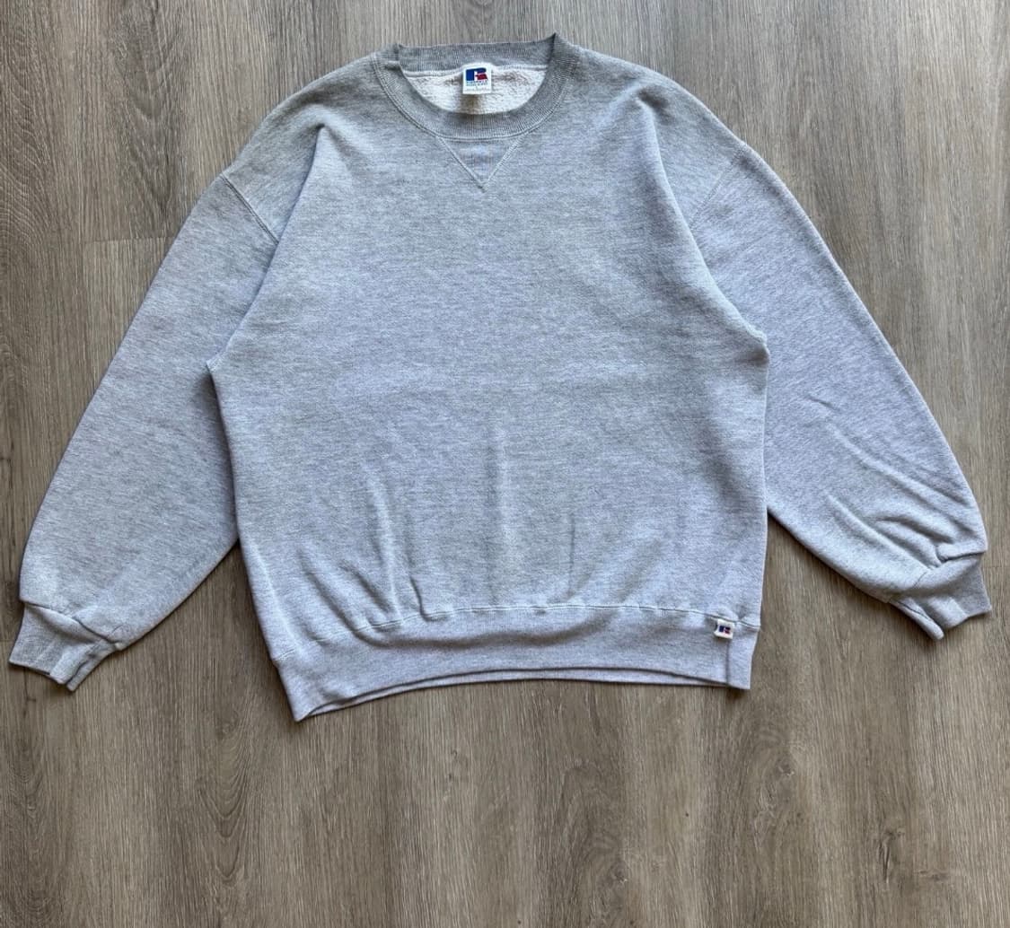 러셀 90s usa 스웻셔츠 l 그레이 상품이미지1