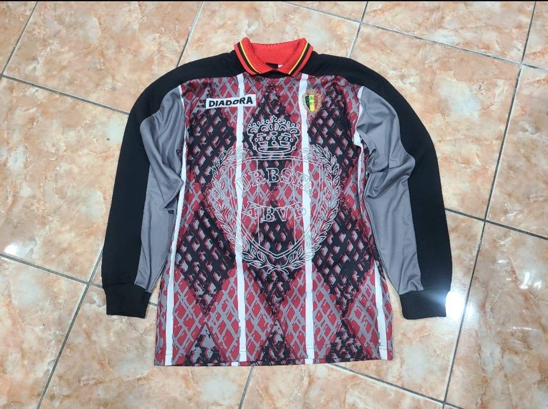 디아도라 96 98 벨기에 축구 국대 GK 올드레플 축구져지 상품이미지1