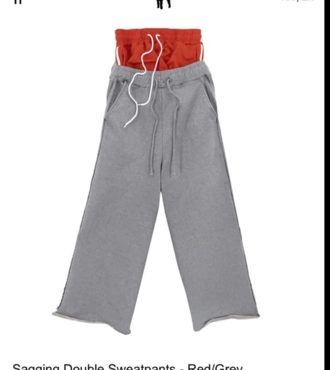 선데이오프클럽 새깅스웻팬츠 상품이미지1