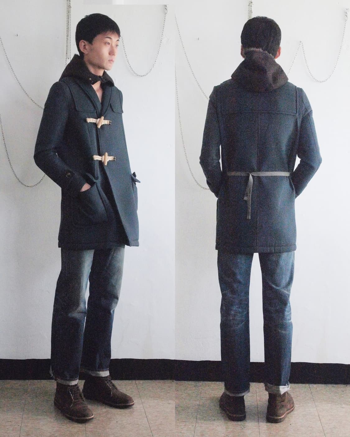 kolor 13aw 런웨이 퍼 후드 코트 상품이미지1