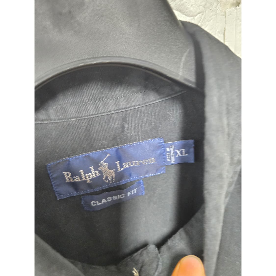 폴로랄프로렌 클래식핏 블랙 셔츠 XL 상품이미지2