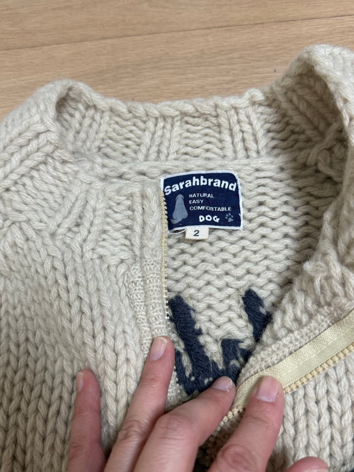 Sarah Brand 일본빈티지 울 가디건 상품이미지7